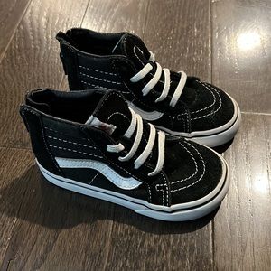 Vans kids Sk8-Hi Canvas Skate Shoes